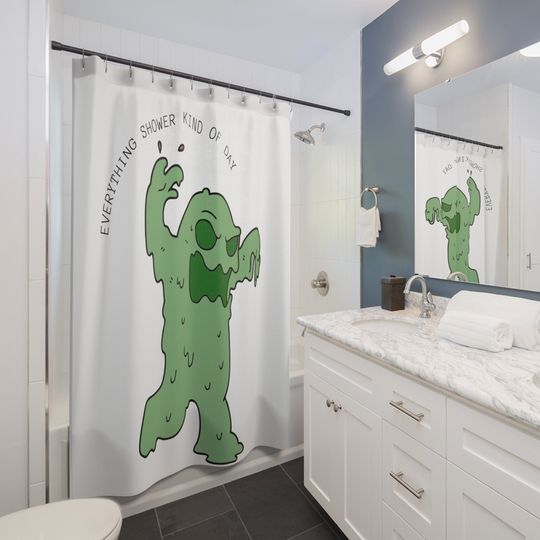Discover Shower Curtains, Funny Shower Curtain, Bathroom Decor,Everything Shower, Fun Bathroom Decor