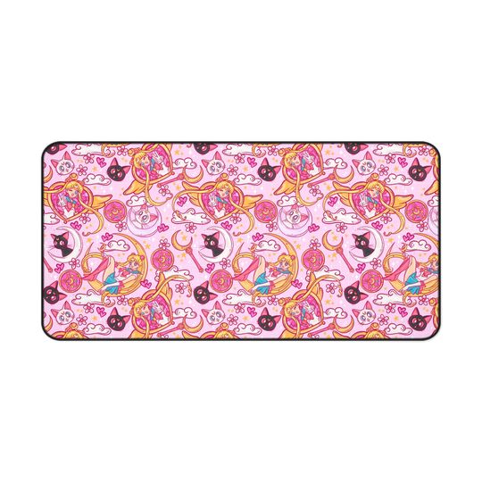 Discover Kawaii Anime Character Desk Mat