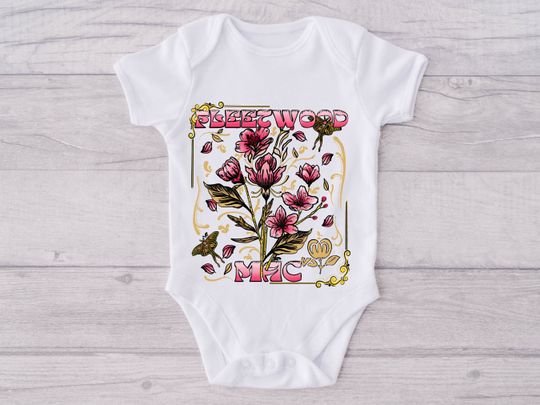 Discover Fleetwood Mac Baby Bodysuit Onesie