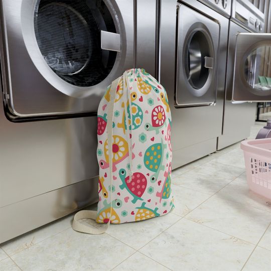Discover Boho Tortoises Turtle Sea Laundry Bag