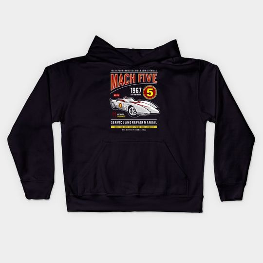Discover Mach 5 - Speed Racer - Kids Hoodie