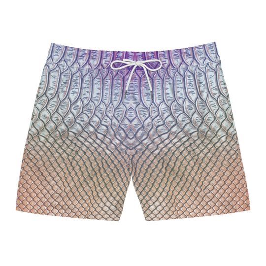 Discover Snakeskin Fish Scale Mermaid Skin Animal Print Shorts