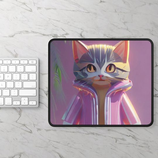 Discover Lovely kitten Gaming Mouse Pad, mouse pads, desk pads