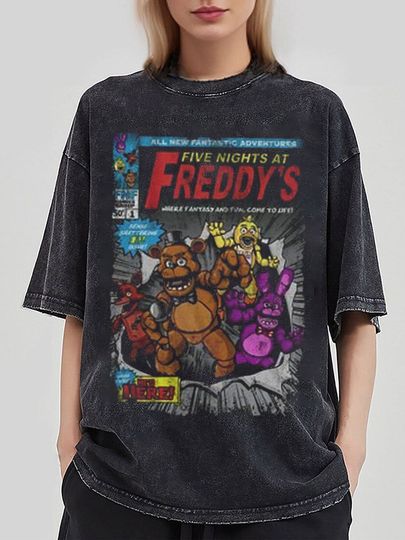 Discover Five Nights at Freddy's Comic  T-shirt, Five Nights At Freddy's Vintage