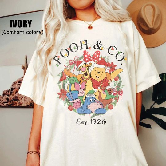 Discover Vintage Pooh & Co Est 1926 Christmas Shirt