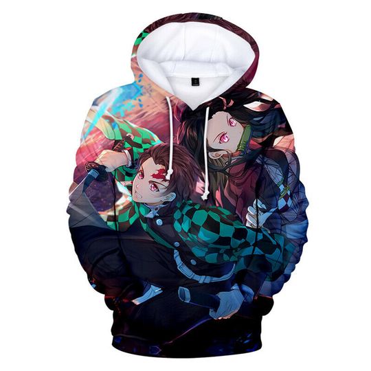 Discover demon: Kimetsu no Yaiba Anime 3D Hoodie