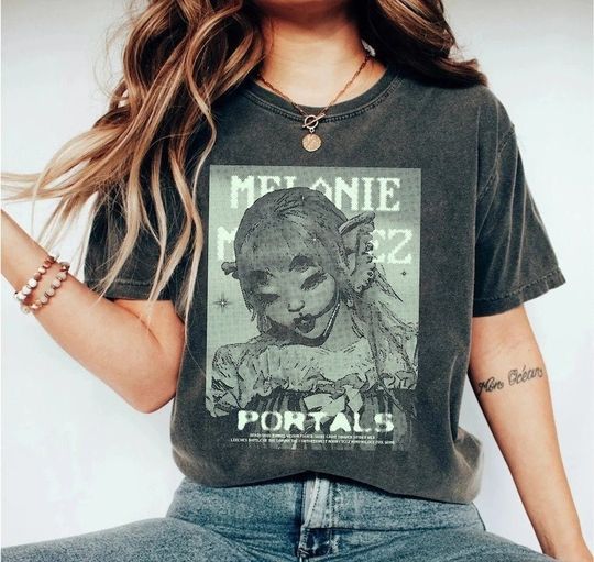 Discover Melanie Funny tshirt, Martinez Album tshirt, Portals Tour 2023 tshirt