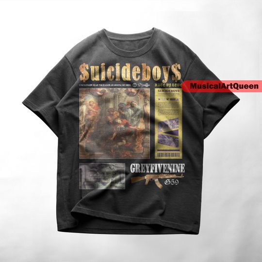 Discover Suicideboys Shirt, Suicideboys merch, I No Longer Fear the Razor Guarding My Heel