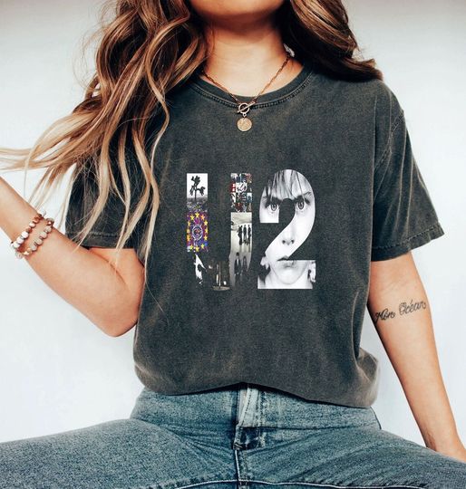 Discover 90s Vintage U2 Band Tour Shirt