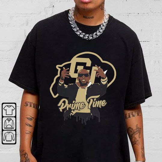 Discover Prime Time - Deion Sanders Colorado Football TShirt Size S-3XL