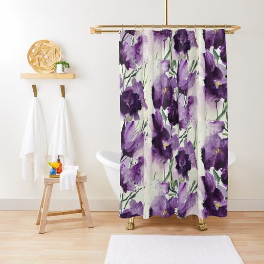 Discover Perfect Purple  Shower Curtain