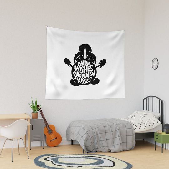 Discover Warm Wishes Snowman Kisses Tapestry