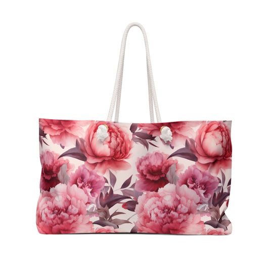 Discover Pink Floral Weekend Bag