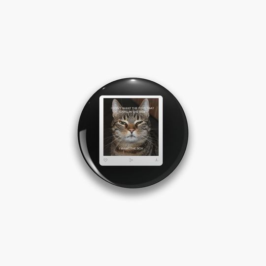 Discover Cat meme : I want the box Pin