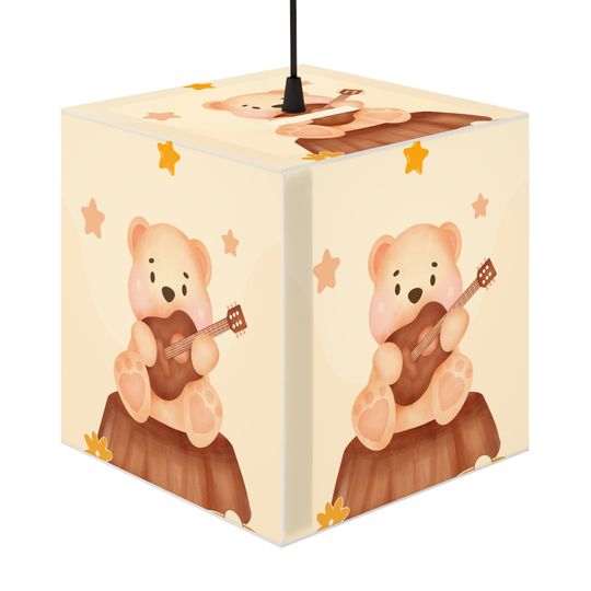Discover Nursery Bear Light Cube Lamp