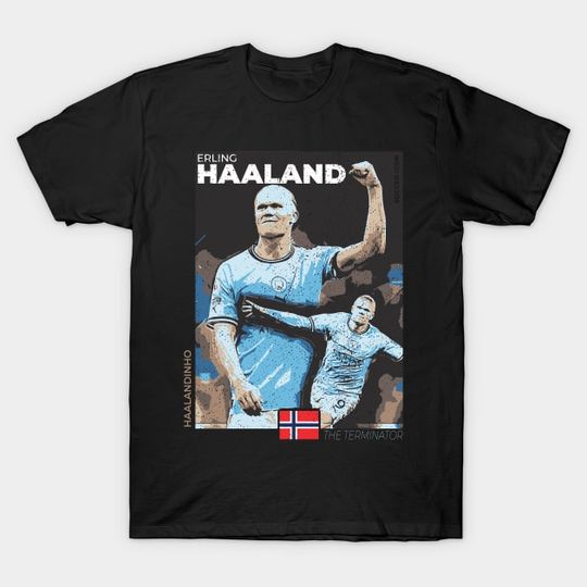 Discover Haaland - Street Art - Soccer Icons - Haaland - T-Shirt