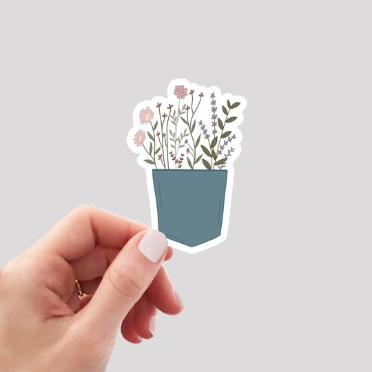 Discover Botanical Floral Sticker