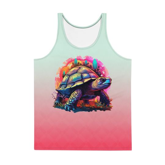 Discover tranced turtle tank top