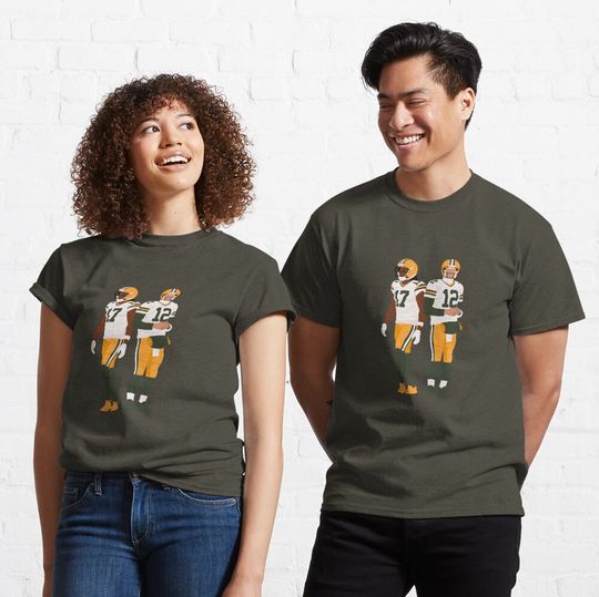 Discover Davante & Rodgers Illustration Classic T-Shirt