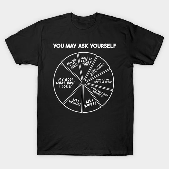 Discover You May Ask Yourself - Talking Heads - T-Shirt