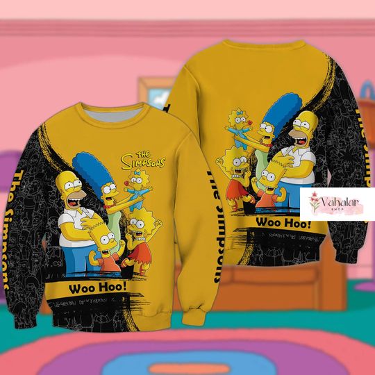 Discover The Simpsons Sweatshirt, The Simpsons Shirt, Cartoon Lover Shirt