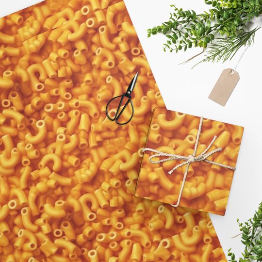 Discover Mac And Cheese Funny Wrapping Paper