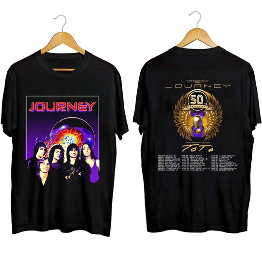 Discover Journey Freedom Tour 2024 Shirt, Journey With Toto 2024 Concert Shirt