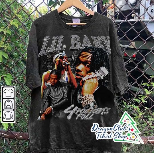 Discover Vintage 90s Graphic Style Lil Baby T-Shirt - Lil Baby Rapper T-Shirt