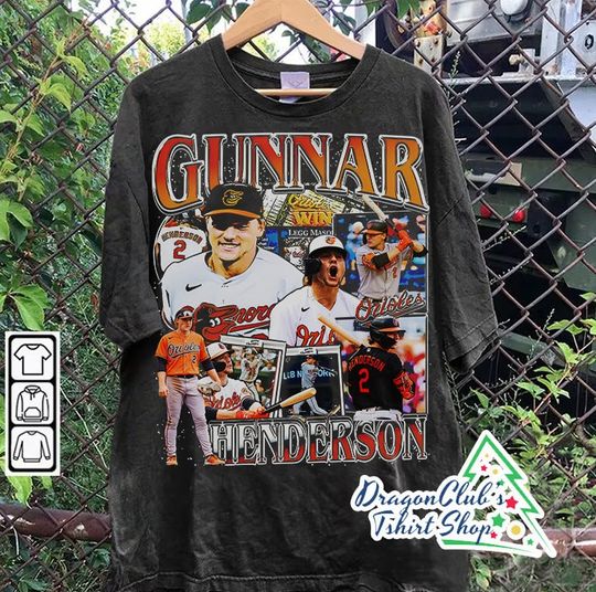 Discover Vintage 90s Graphic Style Gunnar Henderson T-Shirt