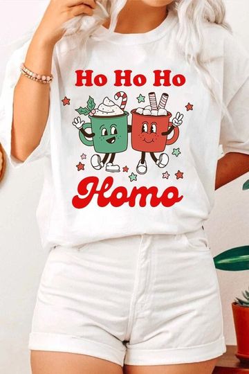 Discover Ho Ho Homo - Gay Christmas Shirt