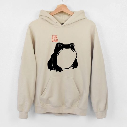 Discover Unimpressed Frog hoodie, Grumpy Frog  Hoodie