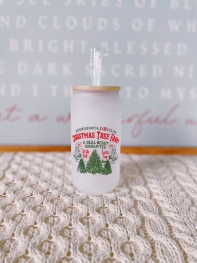 Discover Griswald Christmas Tree Farm Glass Tumbler