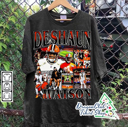 Discover Vintage 90s Graphic Style Deshaun Watson T-Shirt Football T-Shirt