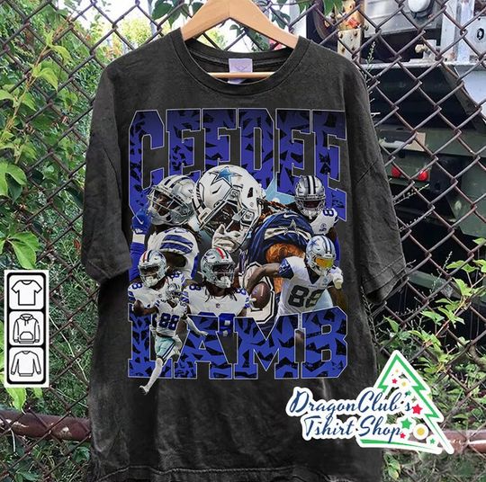 Discover Vintage 90s Graphic Style CeeDee Lamb T-Shirt Football T-Shirt