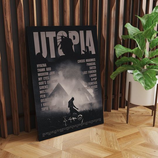 Discover Travis Utopia Poster, Travis Album Poster