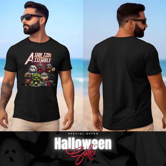Discover SuperHero T-Shirt SHIH TZU ASSUMBLE Tee