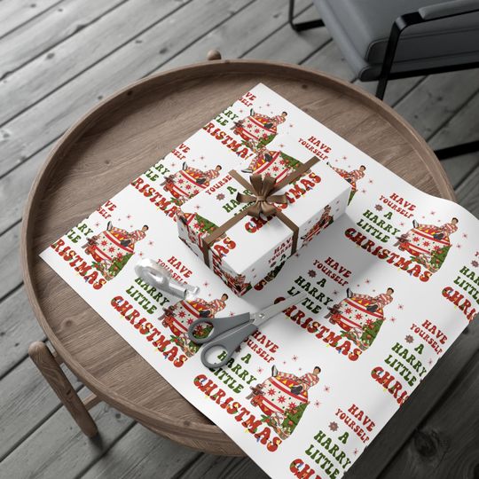 Discover Have Yourself a Harry Christmas | Wrapping Paper | Gift Wrapping Paper | Harry Christmas