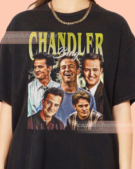 Discover Limited Chandler Bing T-Shirt, Tribute, Rest In Peace, Friends