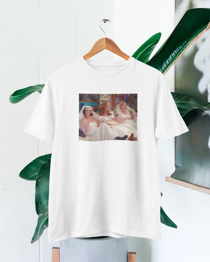 Discover Rachel, Monica and Phoebe in wedding dress T-shirt