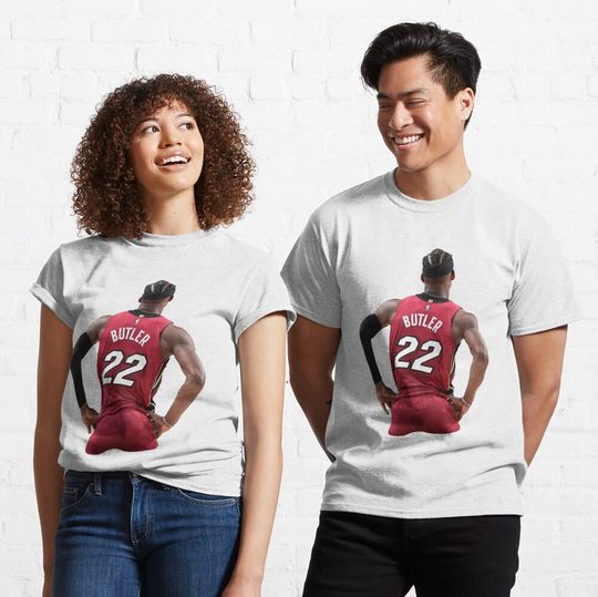 Discover Jimmy Butler 22 Back Classic T-Shirt, Vintage 90s Graphic Style Jimmy Butler T-Shirt