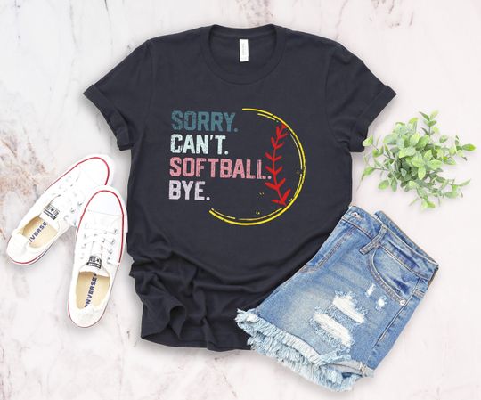 Discover Funny softball shirt, cute softball shirts