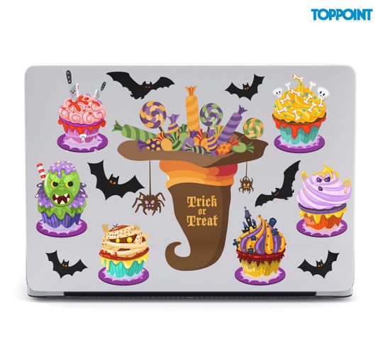 Discover Halloween Mac Book Laptop Skin