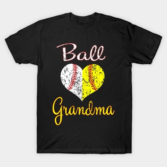 Discover Softball Grandma Shirt - Baseball Mom - Softball Grandma - T-Shirt