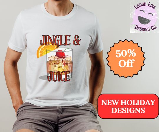 Discover Jingle And Juice Festive Party Shirt
