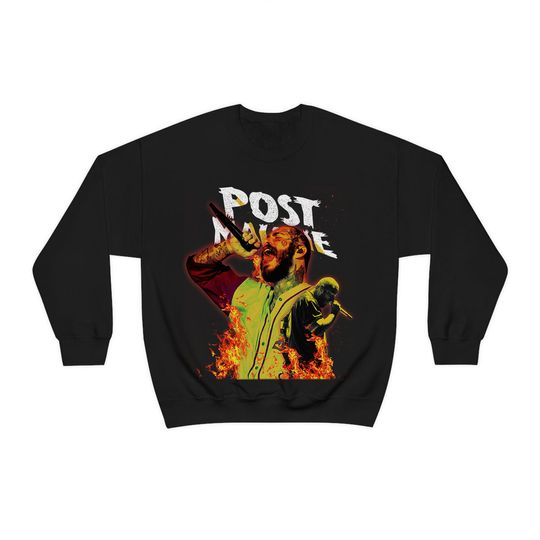 Discover Custom Post Malone Graphic Sweatshirt