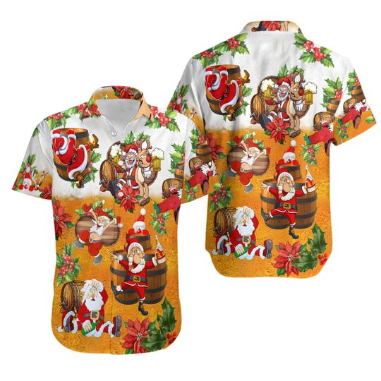 Discover Santa Xmas Hawaii Shirt