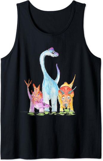 Discover Cute Dinosaurs Tank Top Adults and Kids Cute Dinosaur