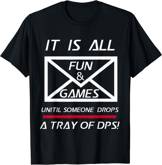 Discover Proud Postal Worker Shirt All Fun and Games Tray of DPS