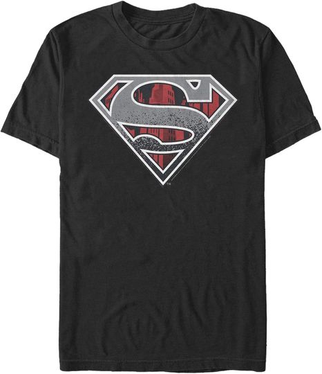 Discover Superman Logo Grunge T-Shirt