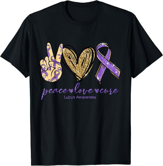 Discover Peace - Love - Cure Lupus Awareness Gift T-Shirt